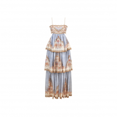 ZIMMERMANN DAYLIGHT TIERED MAXI DRESS 5353DRS263